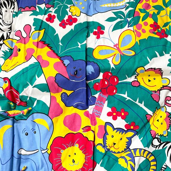 Yankee Lady Creations Vermont Baby Bunting Colorful Animal Quilted Blanket NOS - Picture 10 of 10